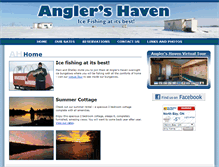 Tablet Screenshot of anglershaven.ca